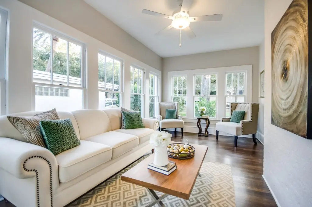 Sunroom in the house from Zombie House Flipping season two episode ten